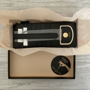 Lodis Slim Black Wallet
